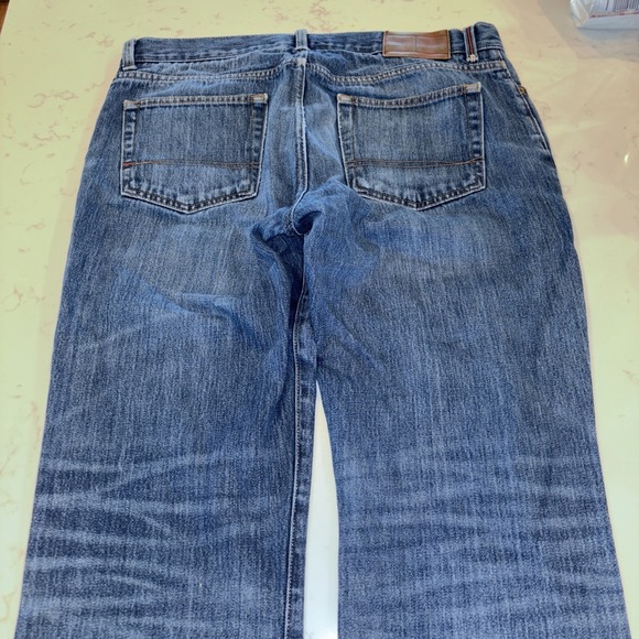 DISTRESSED Vintage 90s Tommy Hilfiger‎ Denim Jeans 34x30 Classic Y2K Look - Picture 8 of 10